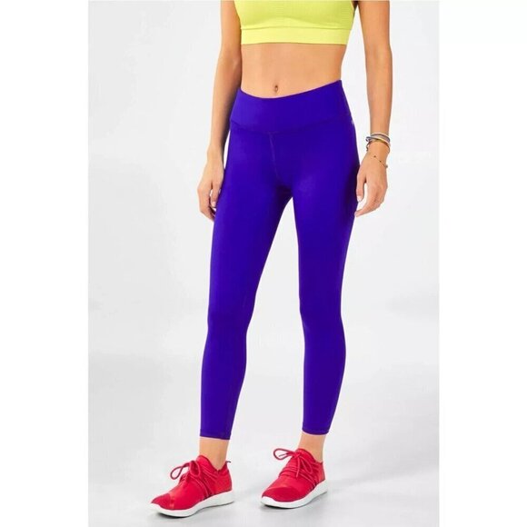 Fabletics Pants - Fabletics Mid-Rise PowerFlex 7/8 Length Workout Leggings IRIS Size Small